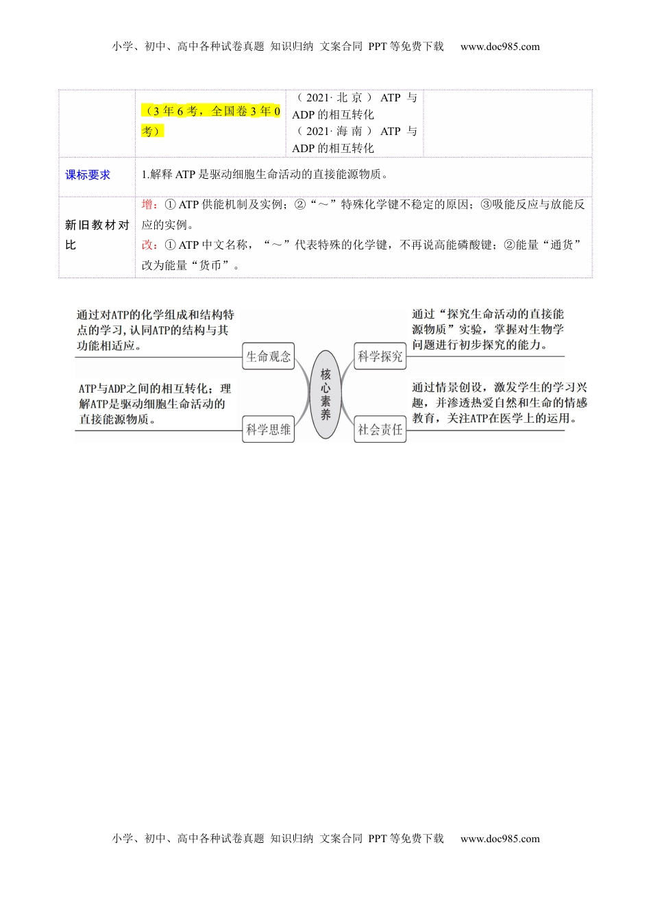 高考生物复习  第08讲 酶和ATP（第二课时）（讲义）（原卷版）.docx