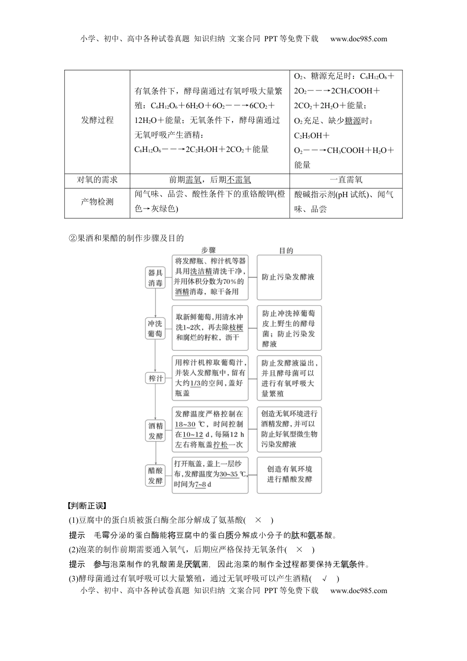 高考生物复习  第十单元　第56课时　传统发酵技术的应用、发酵工程及其应用 (1).docx