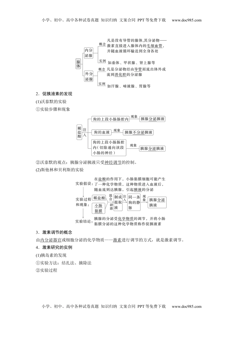 高考生物复习  第八单元　第40课时　激素与内分泌调节及激素调节的过程 (1).docx