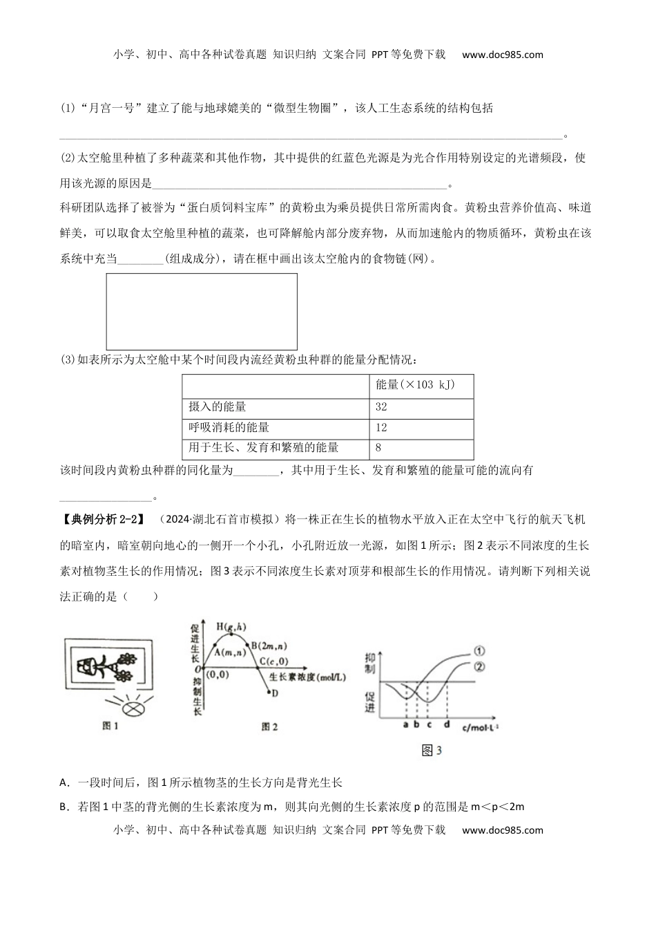 高考生物复习  专题13   前沿热点类（原卷版）.docx