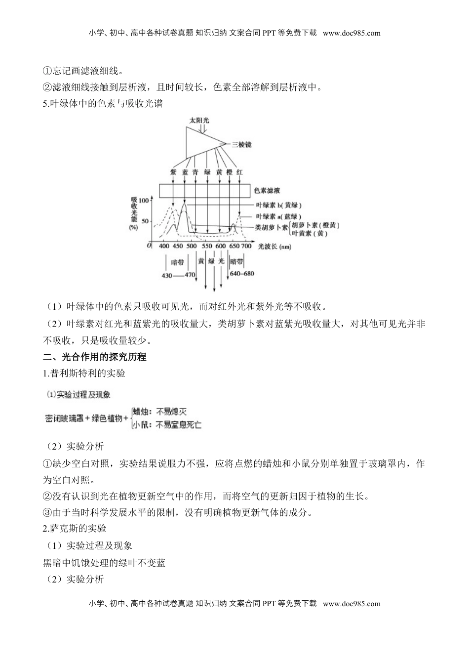 高考生物复习  （6）光合作用——2025届高考生物二轮复习易错重难提升（含解析）.docx