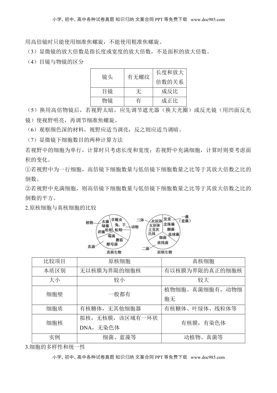 高考生物复习  （2）细胞的结构与功能——2025届高考生物二轮复习易错重难提升（含解析）.docx
