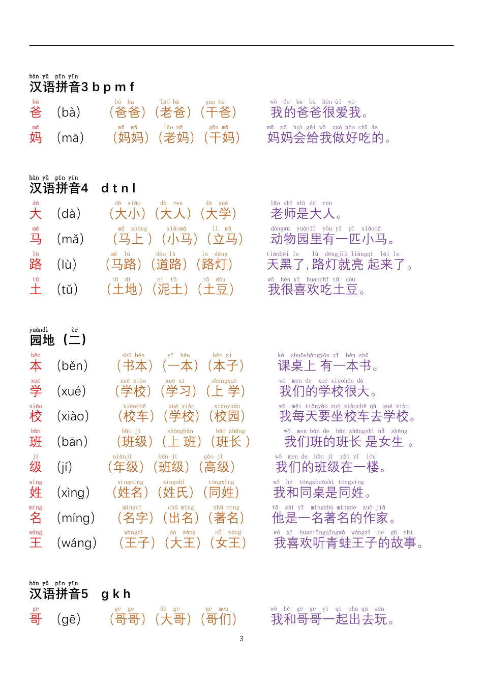 【24秋-每日晨读彩色阅读本】一上语文.pdf