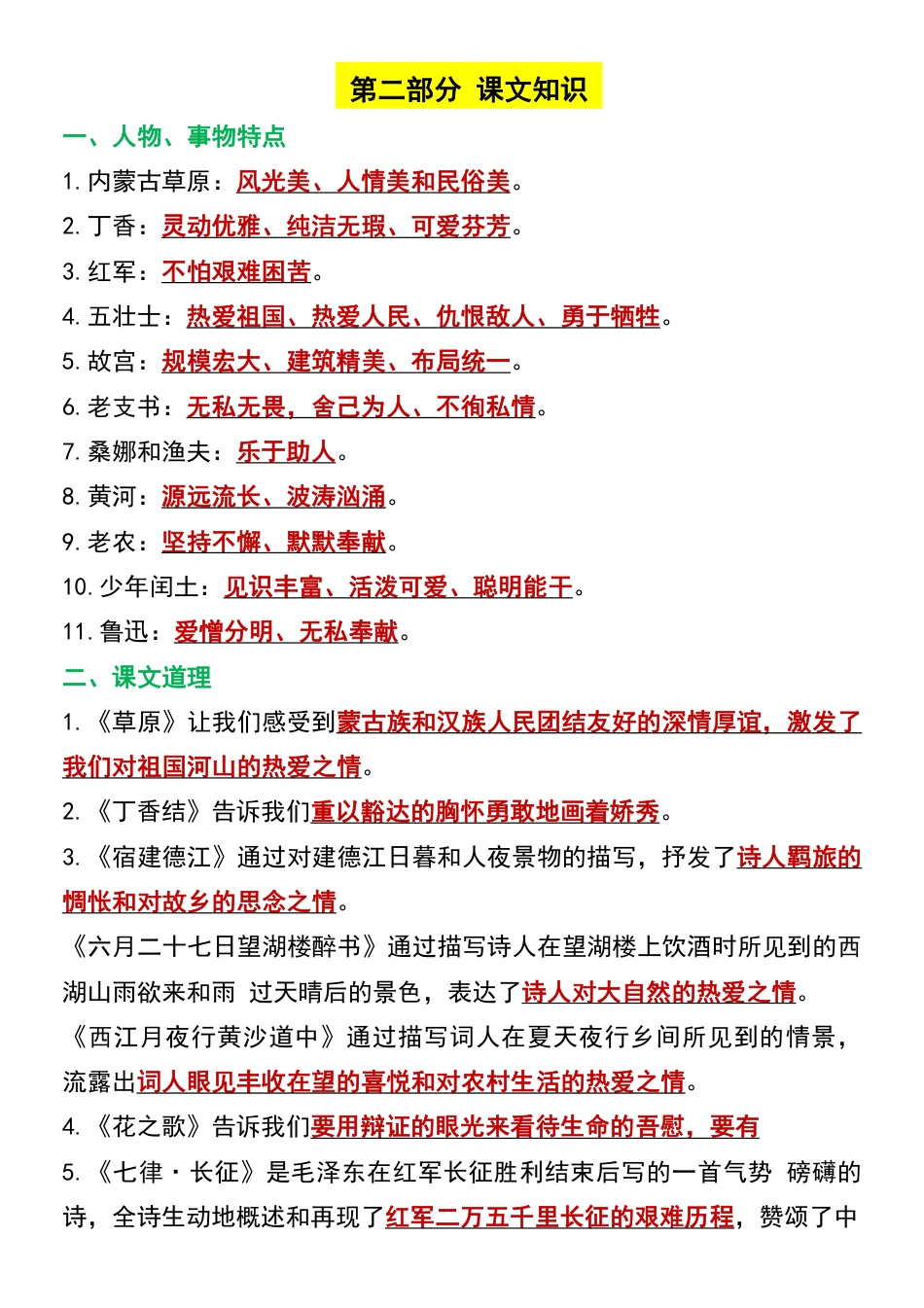 【期末复习重要知识点梳理】六上语文.pdf