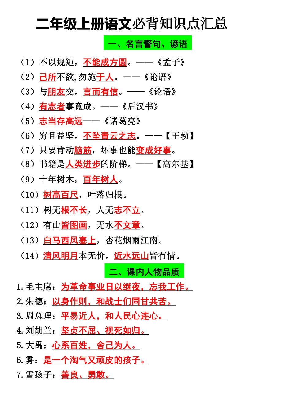 【二上】语文必背汇总.pdf