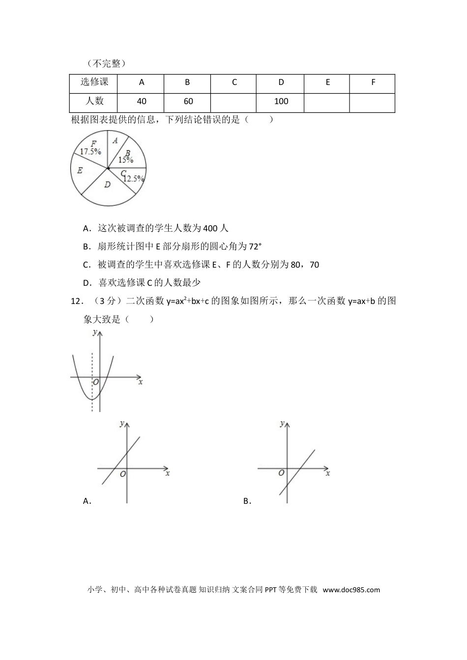 【中考历年真题】2016年山东省泰安市中考数学试卷（含解析版）.doc