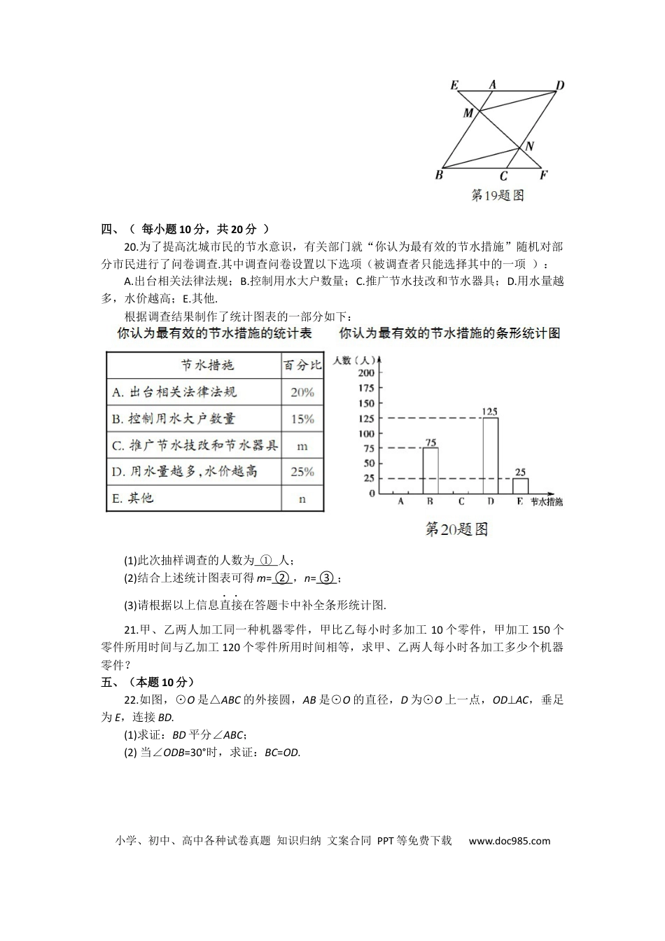 【中考历年真题】2012年辽宁省沈阳市中考数学试题及答案.docx