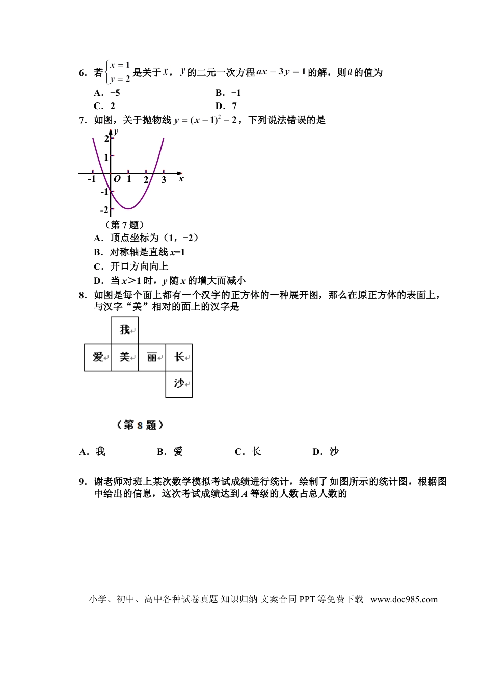 【中考历年真题】湖南省长沙市2011年中考数学试题及答案.doc