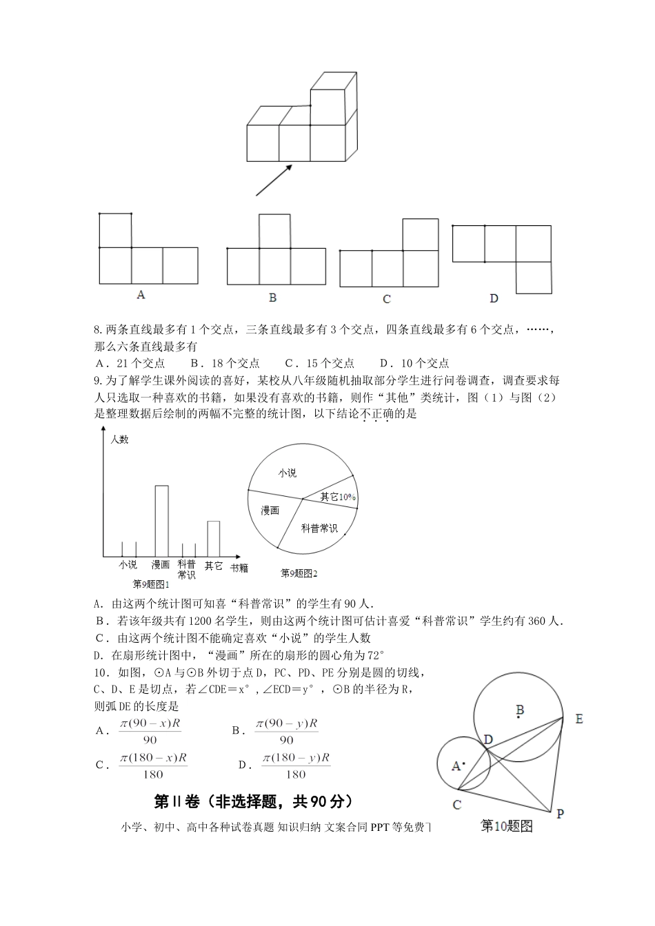 【中考历年真题】2013年武汉市中考数学试题及答案.doc