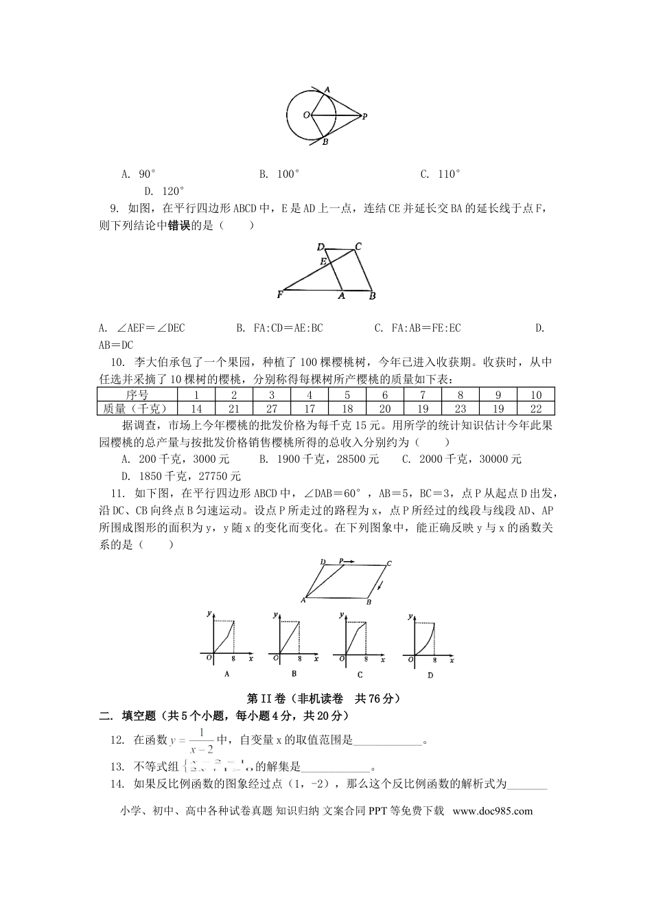 【中考历年真题】2005年北京市中考数学试题与答案.doc