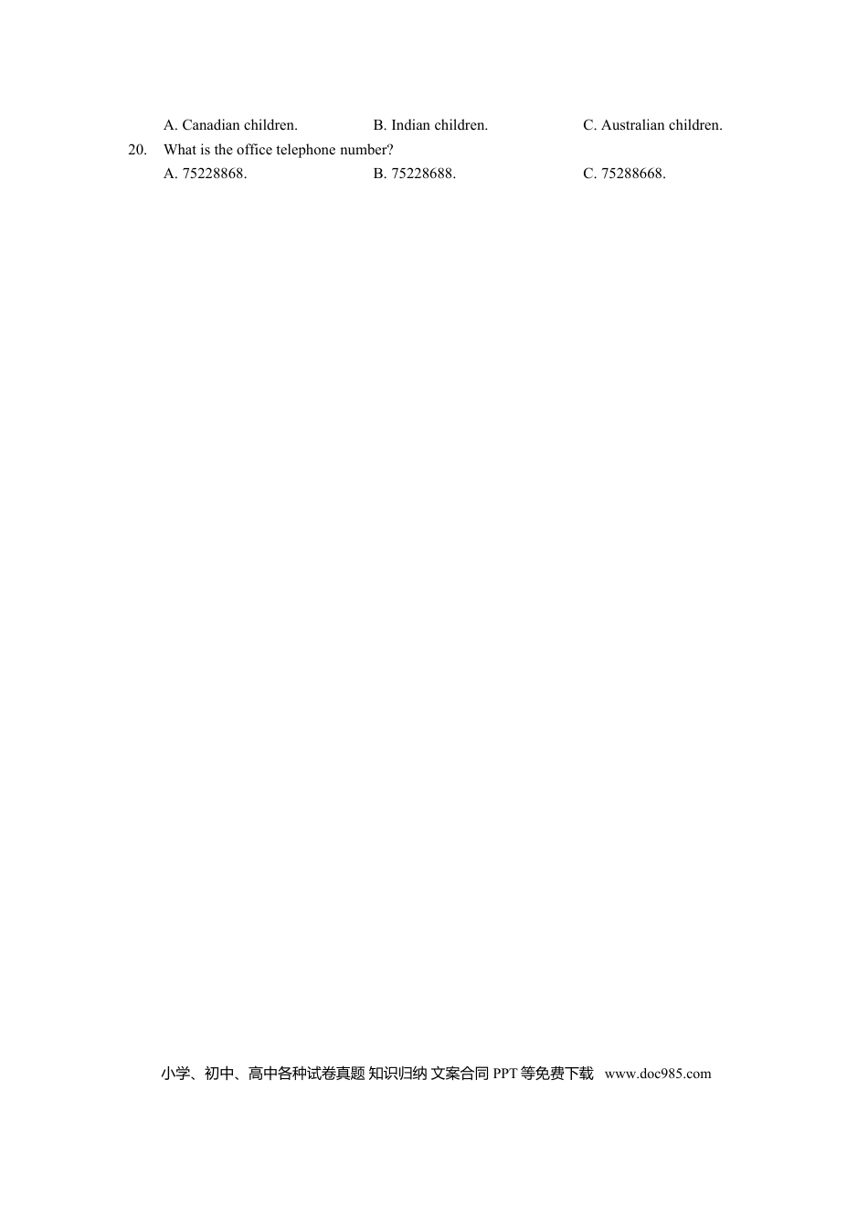 【中考历年真题】2019年贵州省毕节市中考英语试题（word版，含答案）.docx