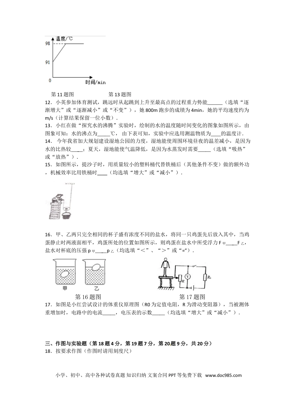 【中考历年真题】2014年海南中考物理试题及答案.doc