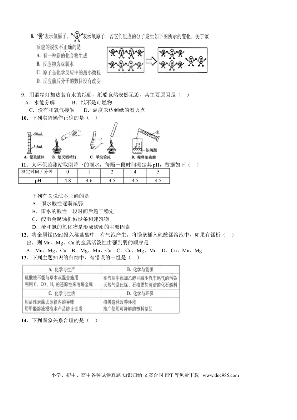 【中考历年真题】2009年广东省中考化学试题及答案.doc