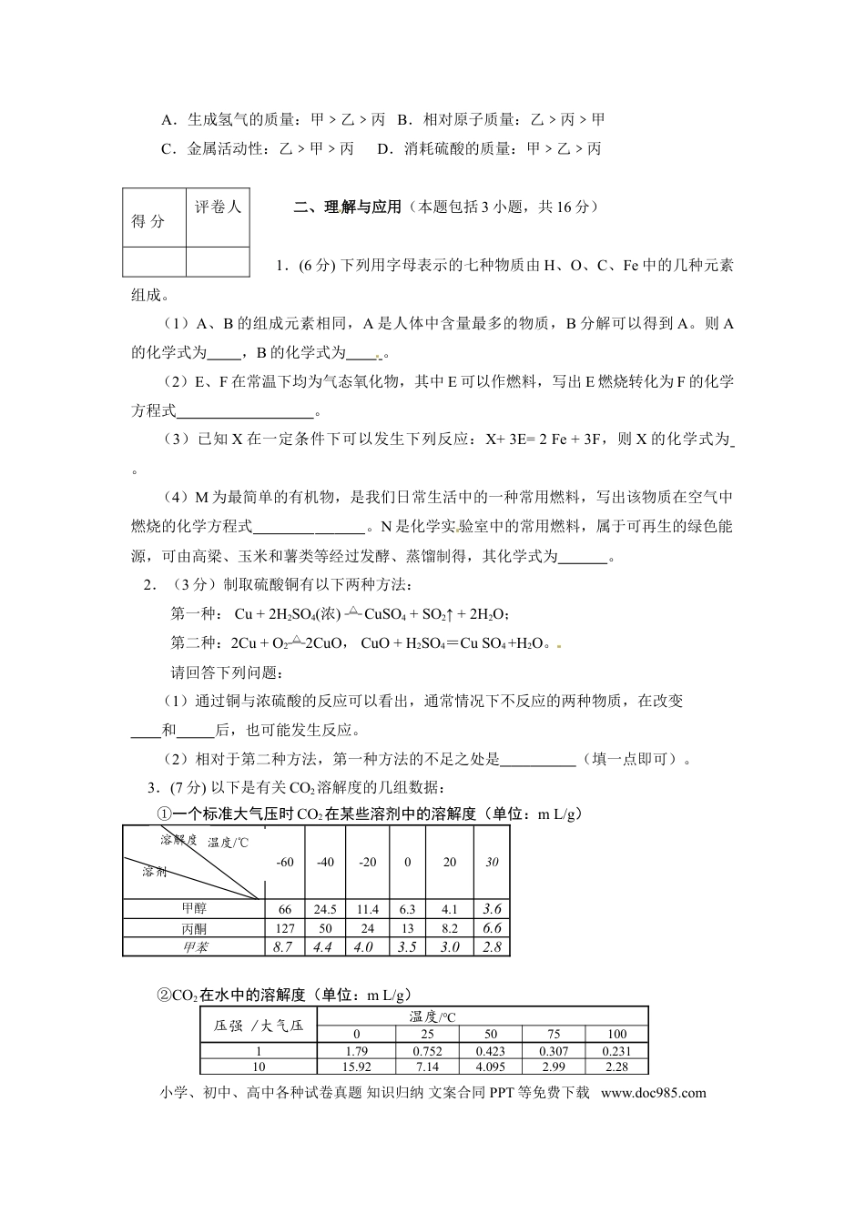【中考历年真题】2012年德州市中考化学试卷及答案.doc