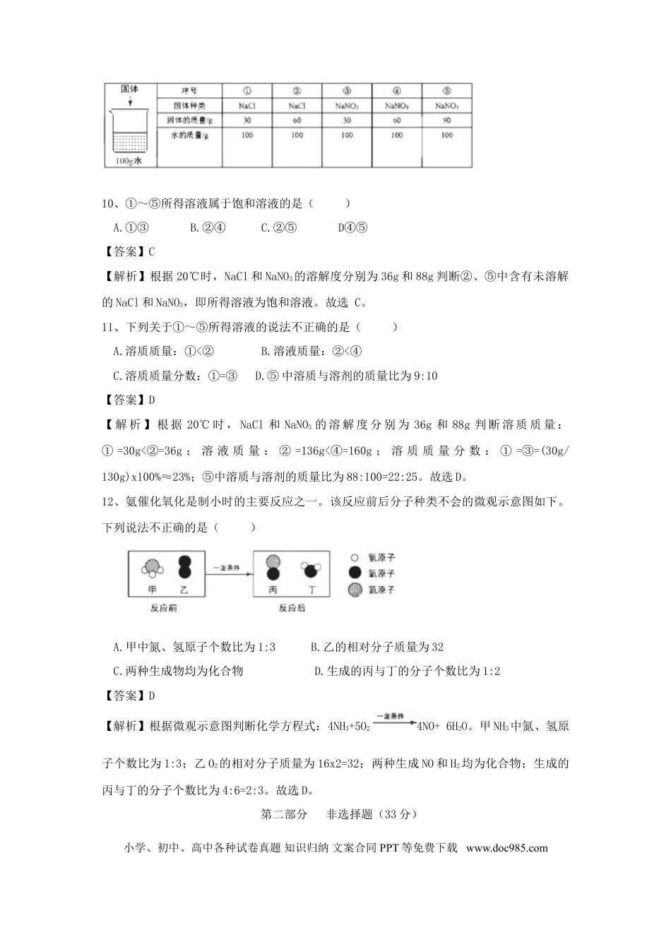 【中考历年真题】北京市2018年中考化学真题试题（含解析）.doc