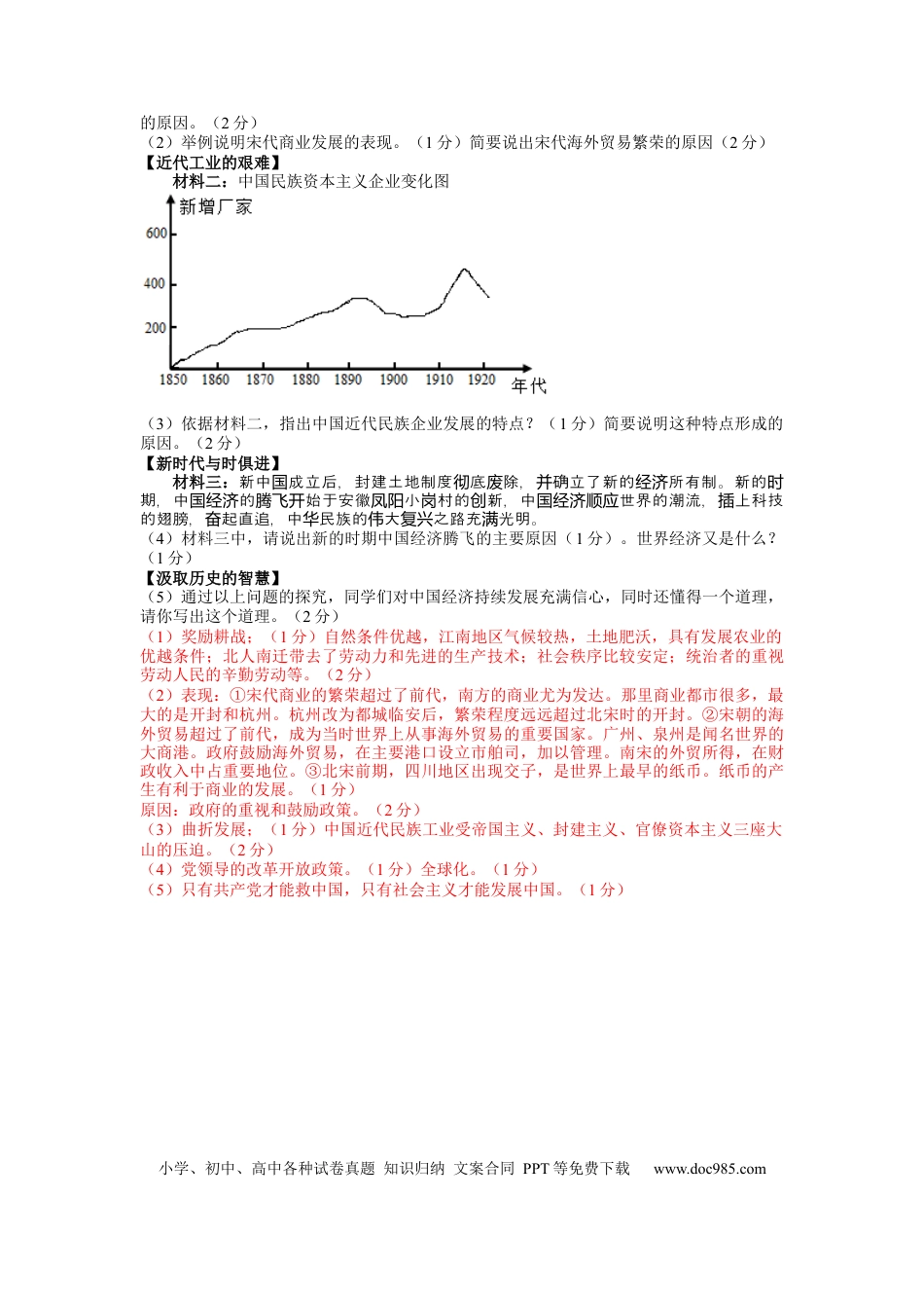 【中考历年真题】2011年陕西省中考历史试题及答案.docx