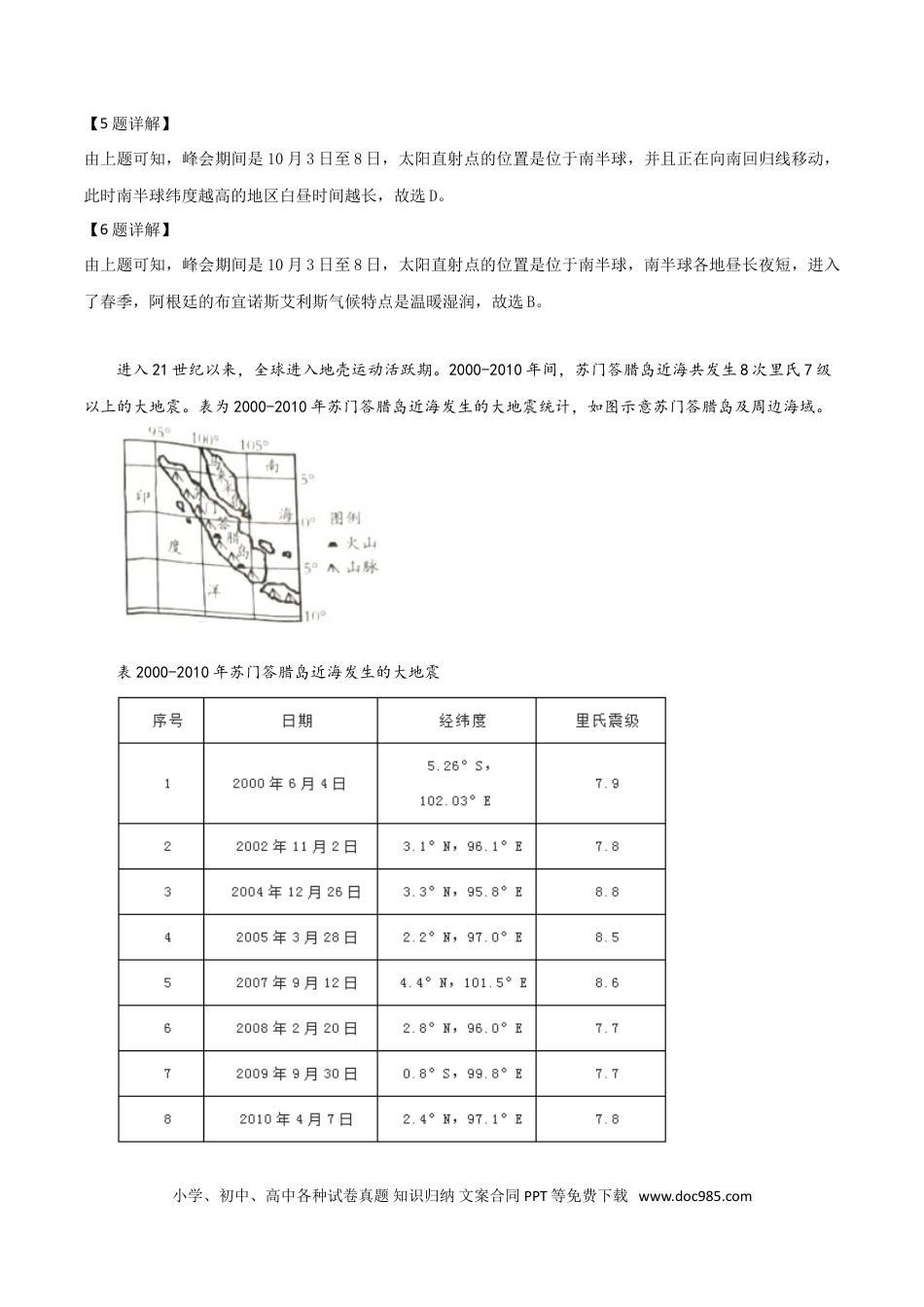 【中考历年真题】精品解析：山东省潍坊市2019年中考地理试题（解析版）.doc