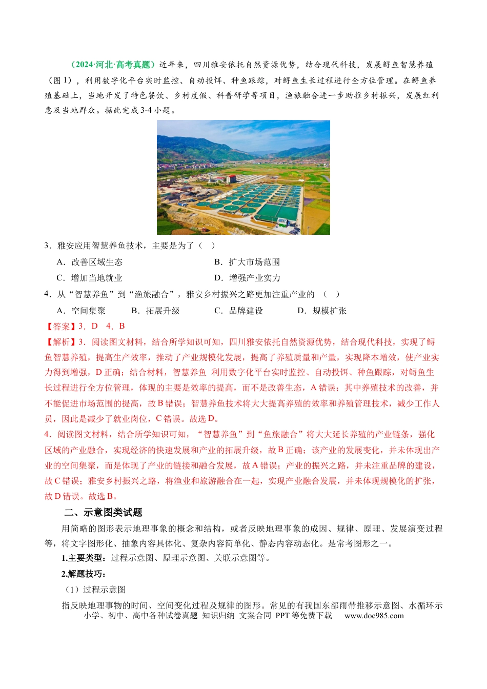 高中地理 专题10 “图像类”选择题答题技巧（解析版）.docx