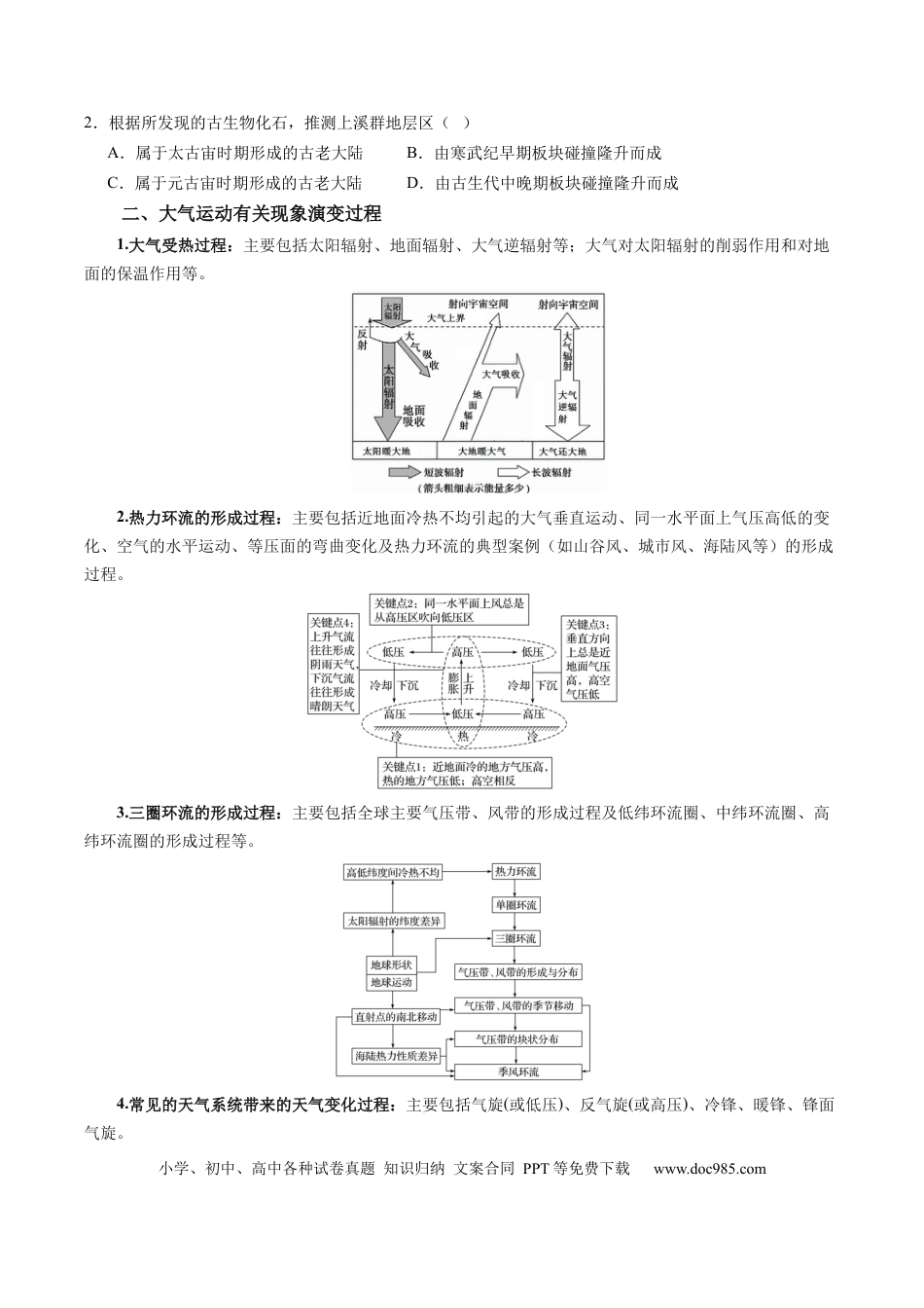 高中地理 专题05  “演变过程类”选择题答题技巧（原卷版）.docx
