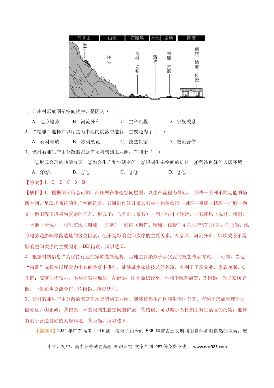 高中地理 专题01 高考地理命题分析（解析版）.docx