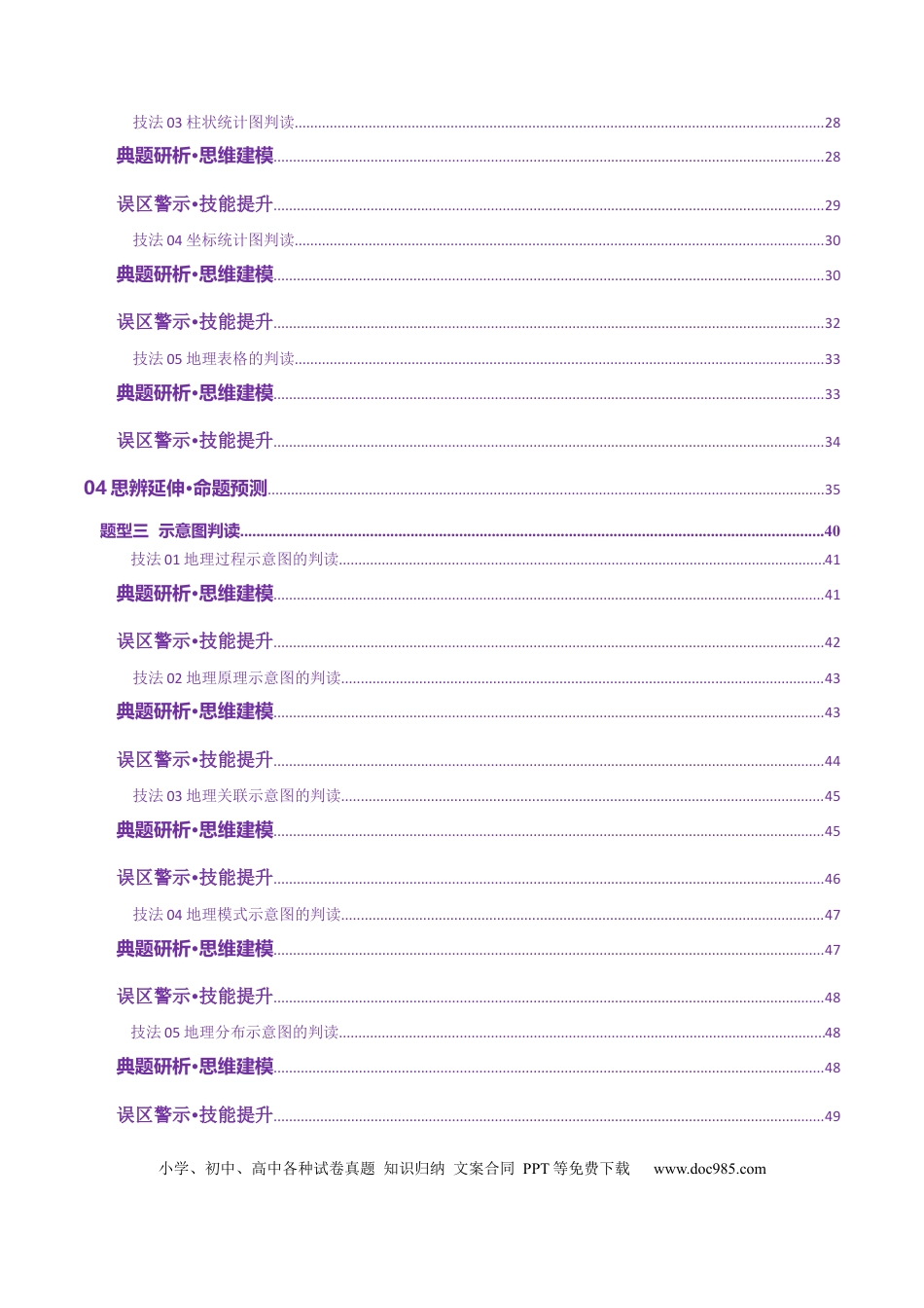 高中地理 专题04 图表攻略（讲义）（解析版）.docx