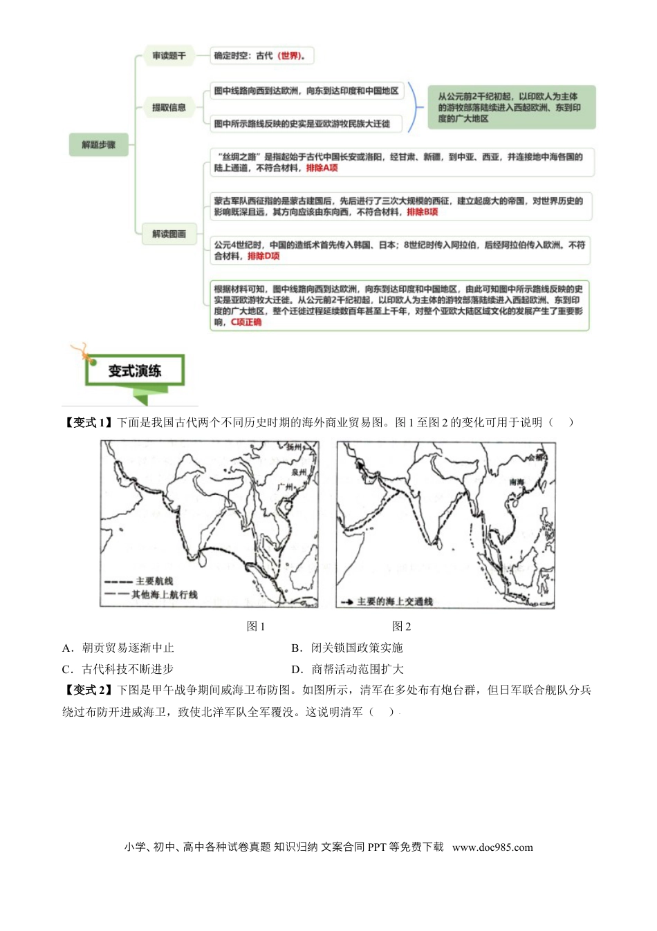高中历史 专题03 图画情境类选择题（原卷版）.docx