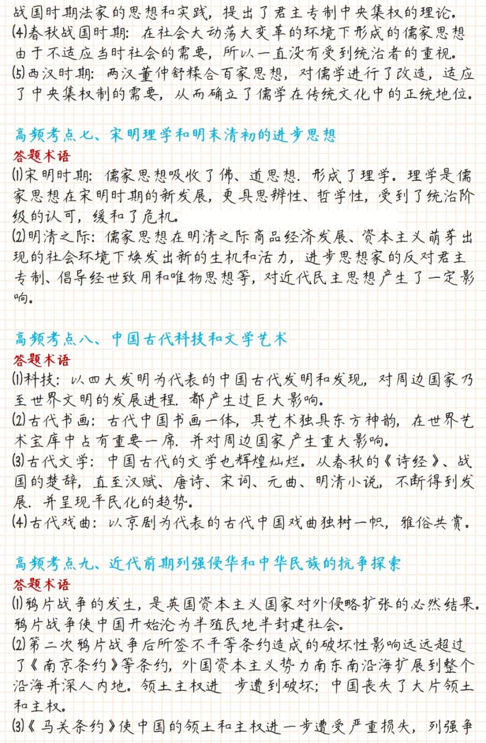高中历史重要高频考点30条.pdf