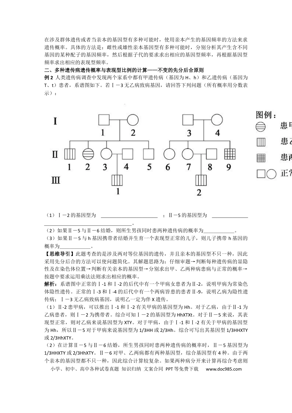 高中生物多变的高考生物试题 不变的解法.docx