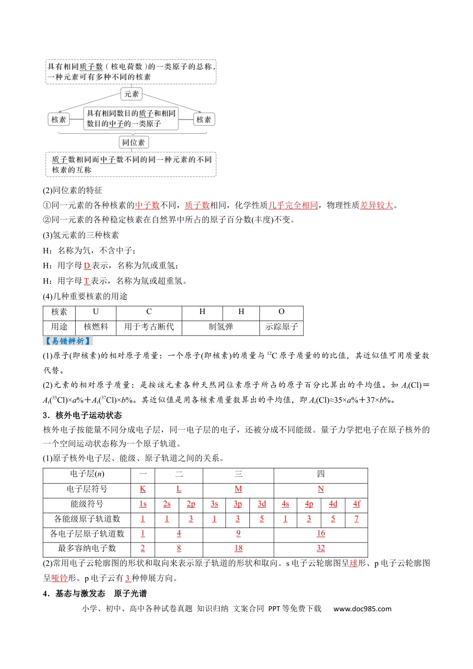 高中化学核心考点精讲精练18  原子结构与性质-（解析版）.docx