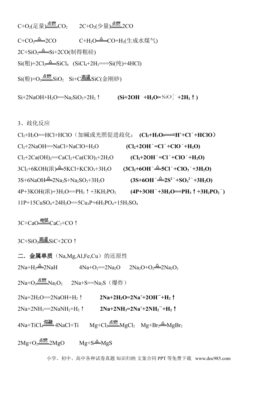 高中化学方程式（总） (1).doc