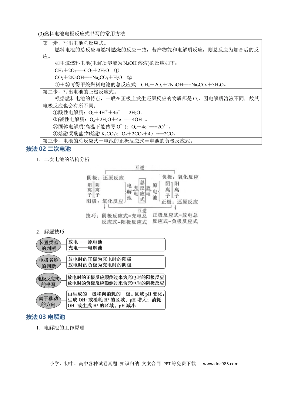 高中化学模板01 电化学装置分析(原卷版).docx