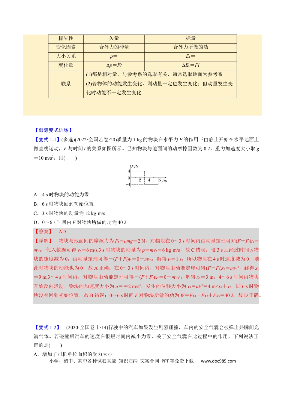 高中物理第15讲 动量守恒定律【四大题型】（举一反三）（解析版）.docx