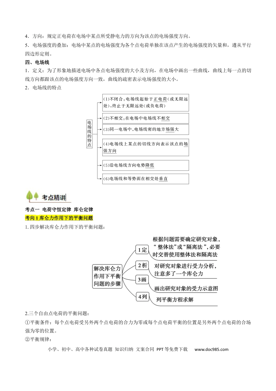 高中物理核心考点精讲精练32 静电力的性质（解析版）.docx