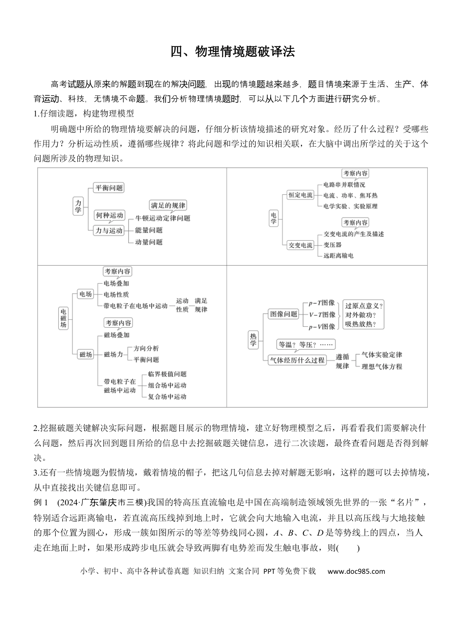 高中物理4、物理情境题破译法.docx