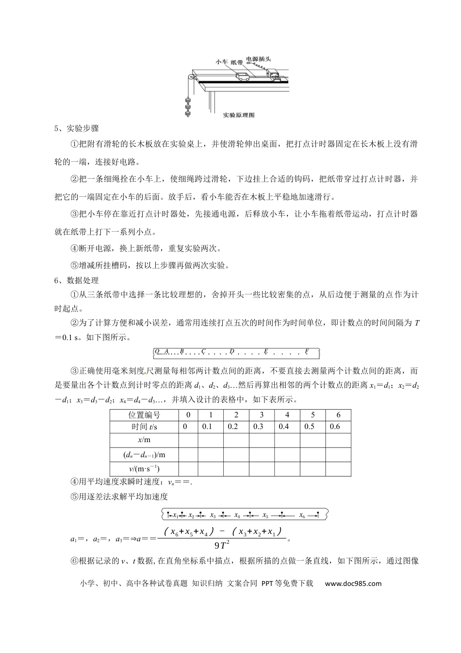 高中物理模板17-1 力学实验（九大题型）(解析版）.docx