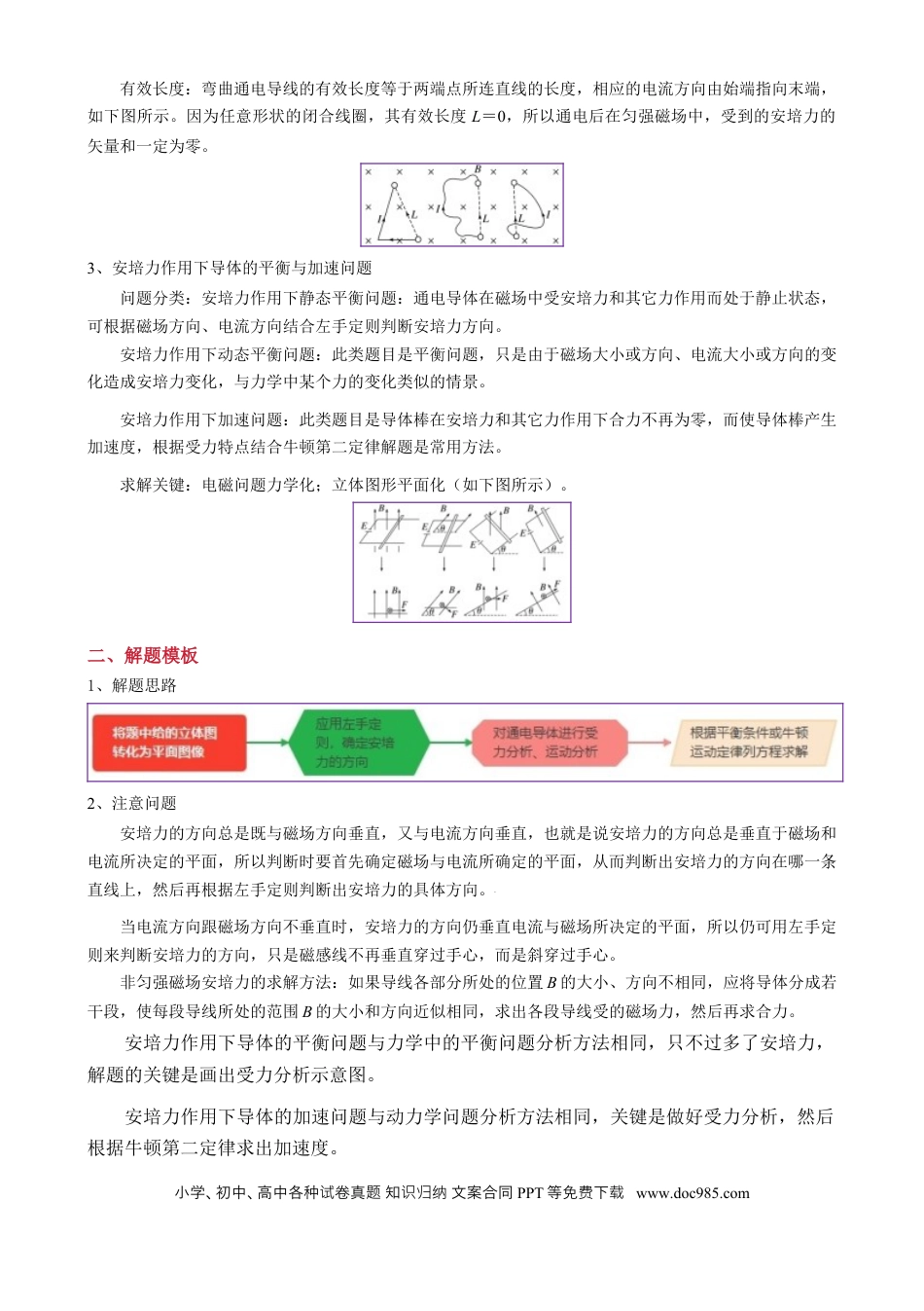 高中物理模板11-1 磁场（四大题型）（解析版）.docx
