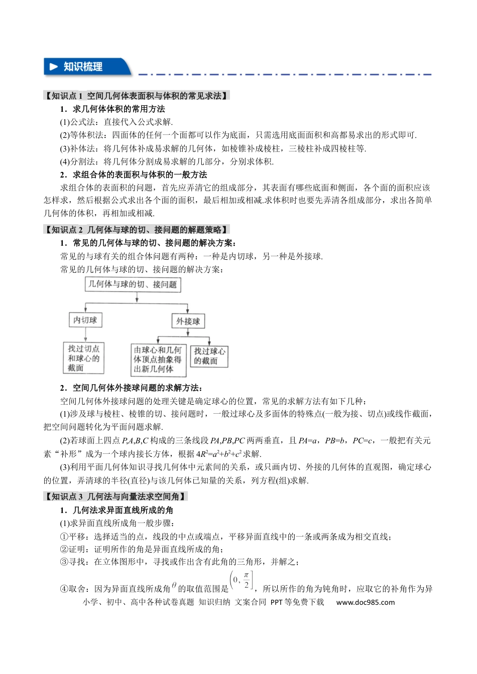 高中数学 重难点16 立体几何常考经典小题全归类【十大题型】（举一反三）（新高考专用）（原卷版）.docx