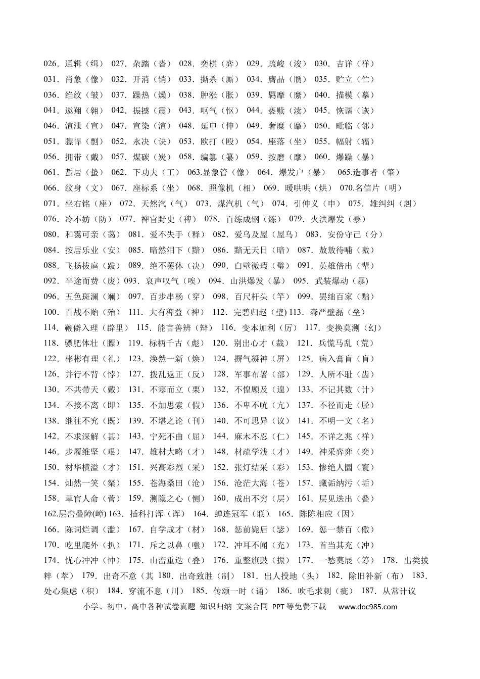 高中英文专题11 错别字情境考查类语用题型分类（八省联考新题型）（原卷版）.docx