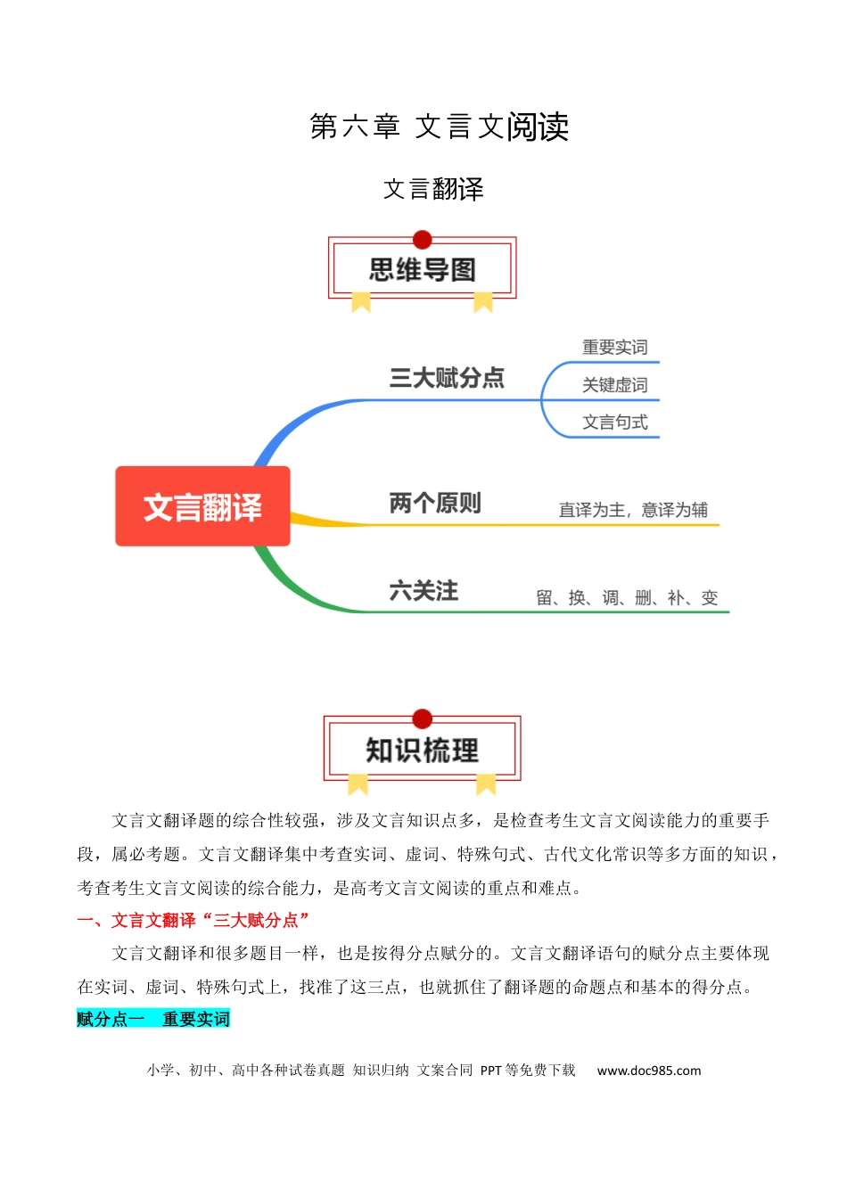 高中英文专题14：文言翻译（解析版）.docx