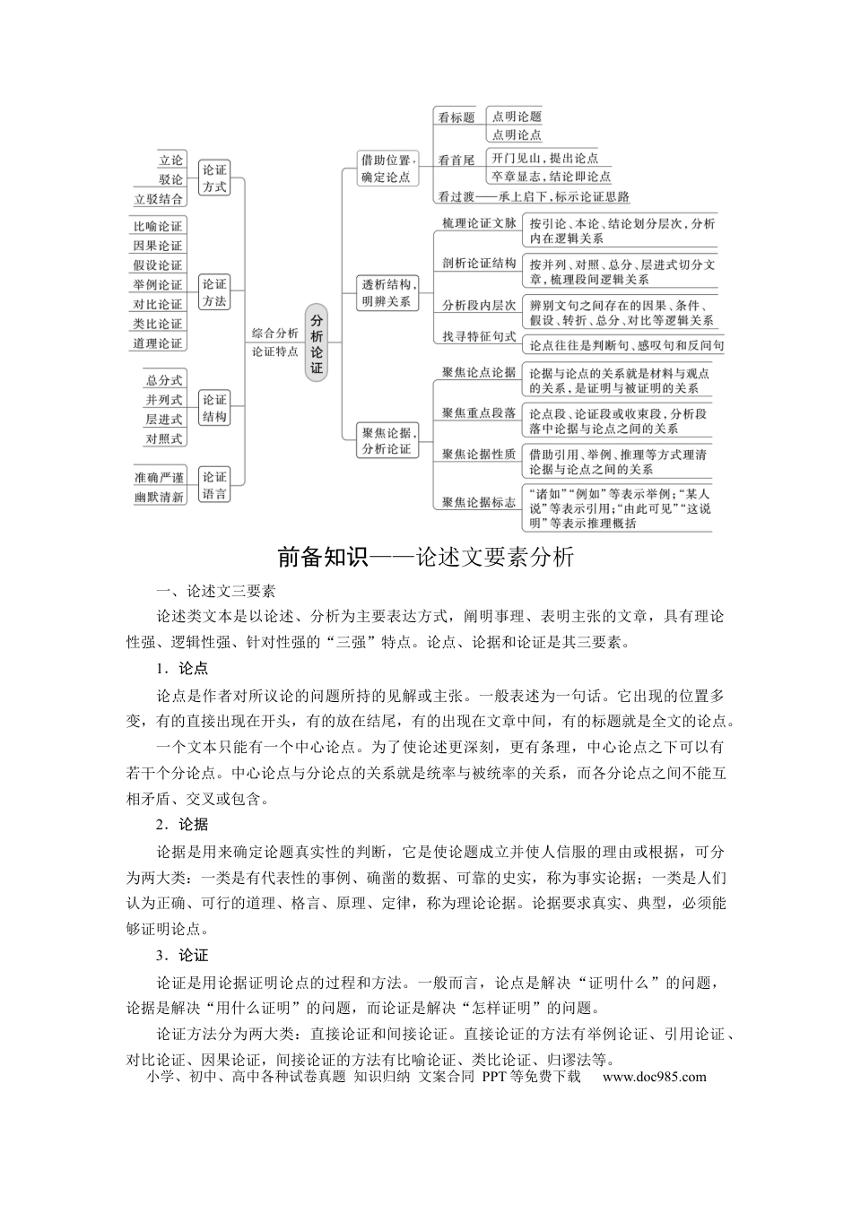 高考语文 板块1 信息类阅读 课时3　分析论证特点——明辨理据，多方思考 (1).docx