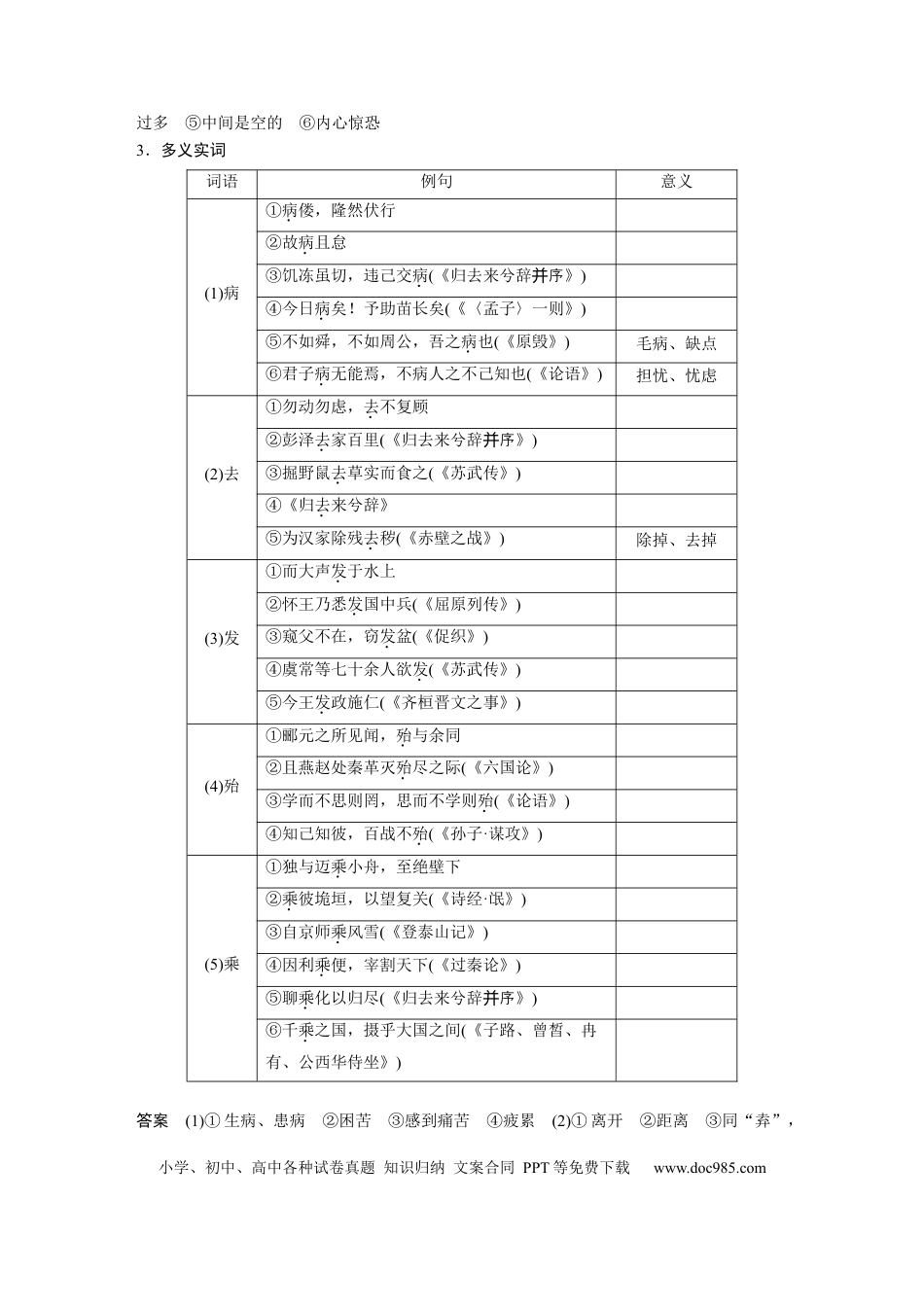 高考语文 板块5 第1部分 教材文言文复习 课时36　《种树郭橐驼传》《石钟山记》 (1).docx