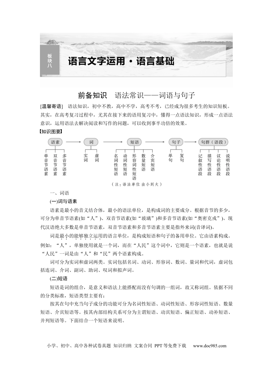 高考语文 板块8 第1部分 语言基础 课时61　正确理解和使用实词、虚词——结合语境，理解辨析(1).docx