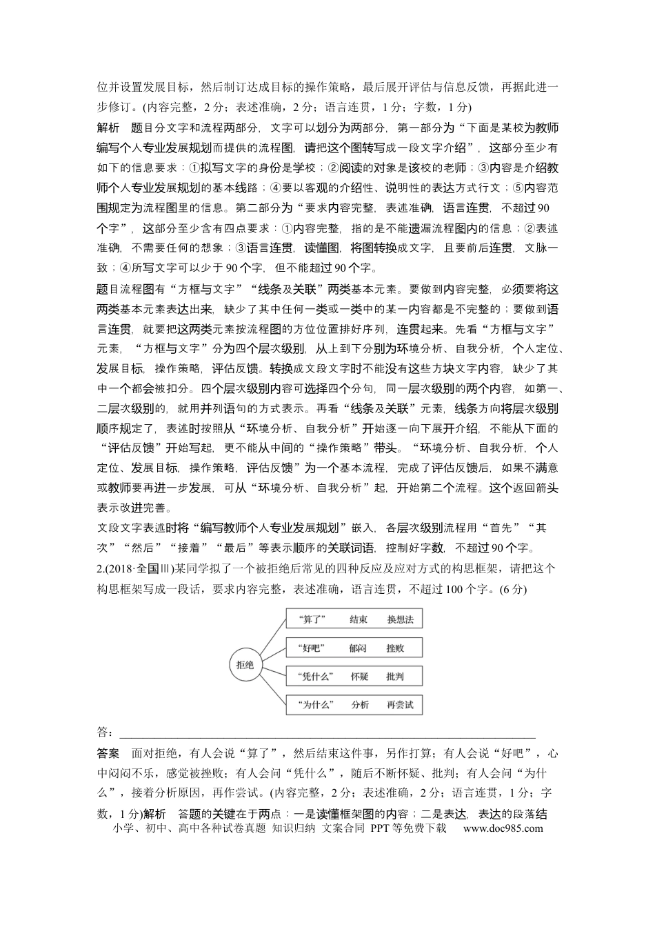 高考语文 第1部分 语言策略与技能 任务组二 任务四 明确类型，抓准信息，做好图文转换.docx