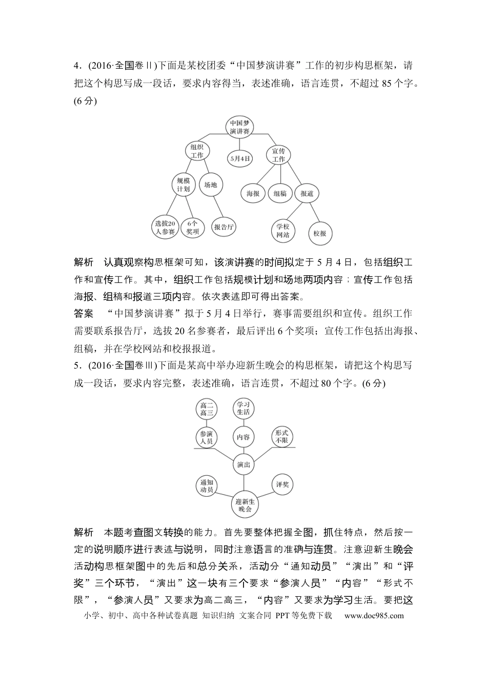 高考语文 第3部分 语言文字运用 专题7 图文转换—画里有话，转换自然.docx