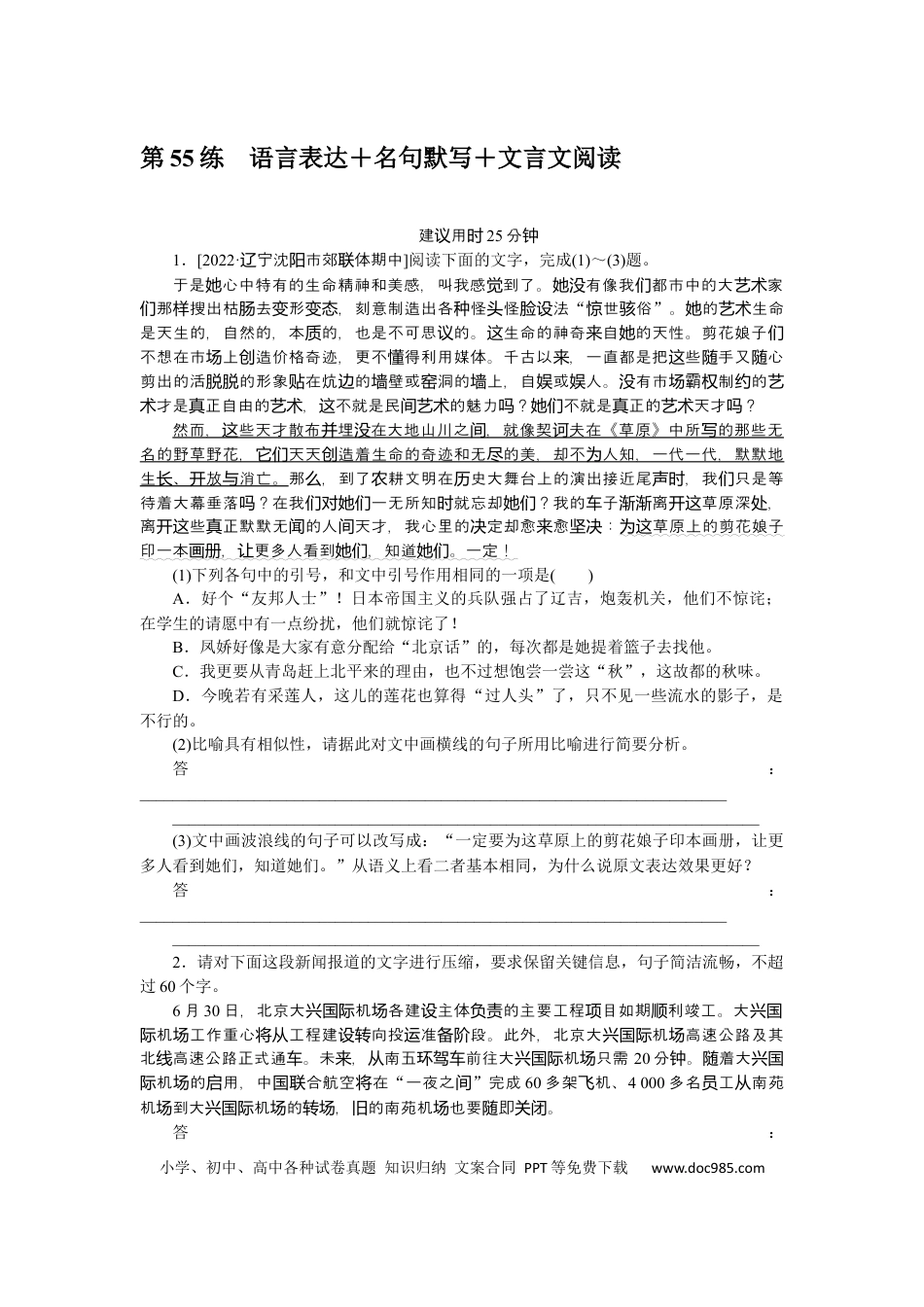 高考语文 第55练 (4).docx