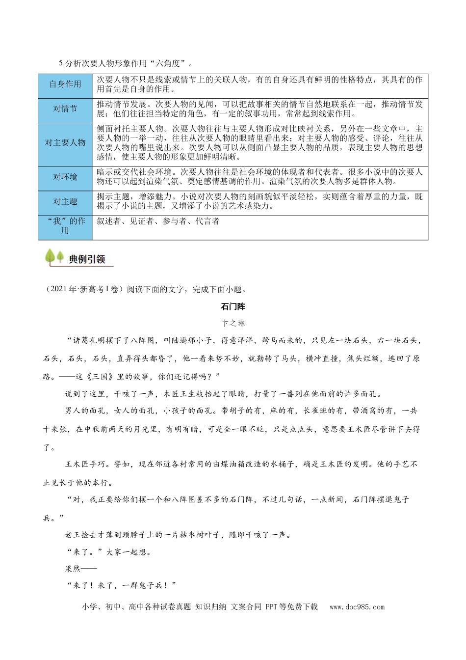 高考语文 考点08 意蕴探究-备战2025年高考语文一轮复习考点帮（新高考通用）（原卷版）(1).docx