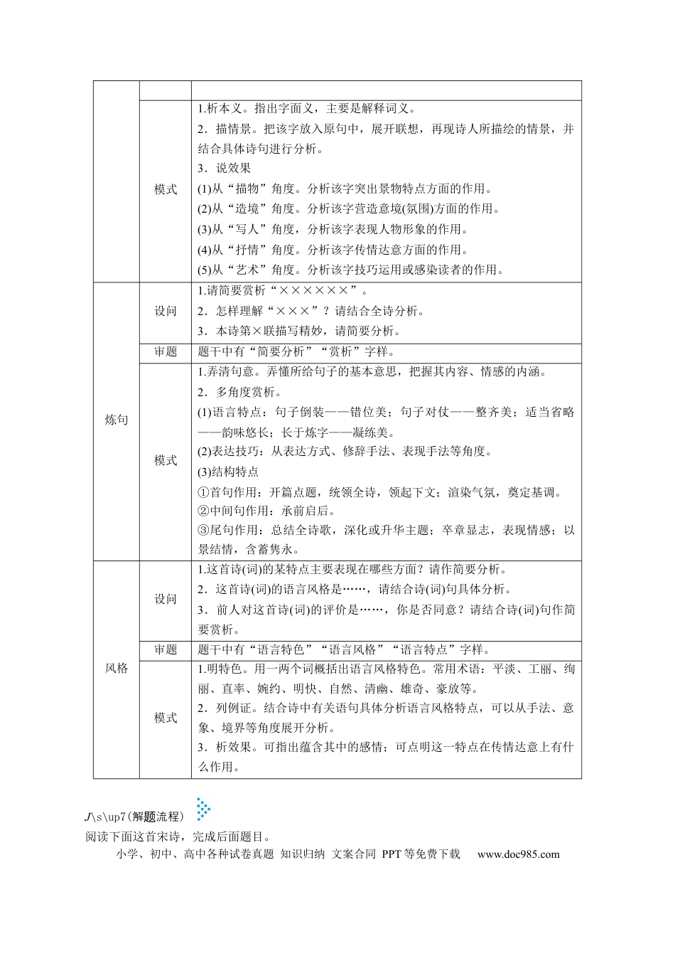 高考语文 考点20 诗歌的语言-备战2023年高考语文一轮复习考点帮（新高考专用） (1).docx