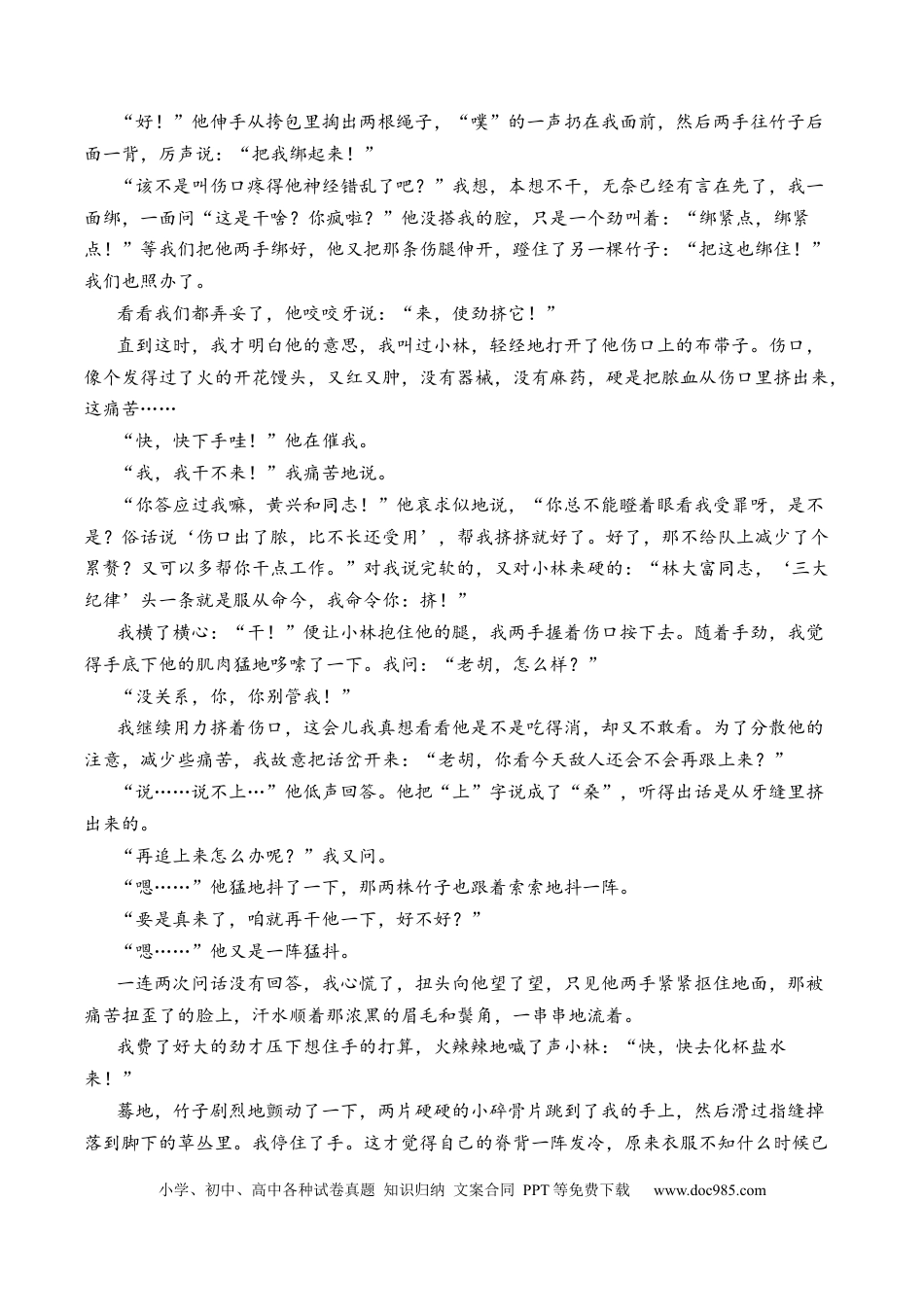 高考语文 考点31 小说的形象概括与分析（全国通用）原卷版(1).docx