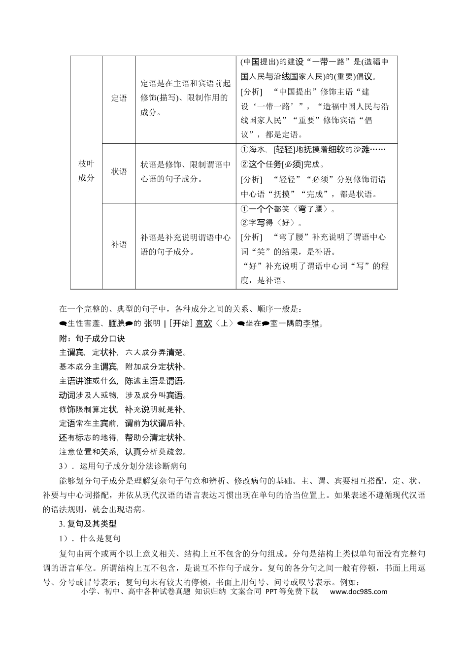 高考语文 微专题03+病句辨析和修改（讲义）-【夯实基础】备战2024年高考语文一轮复习微专题(1).docx