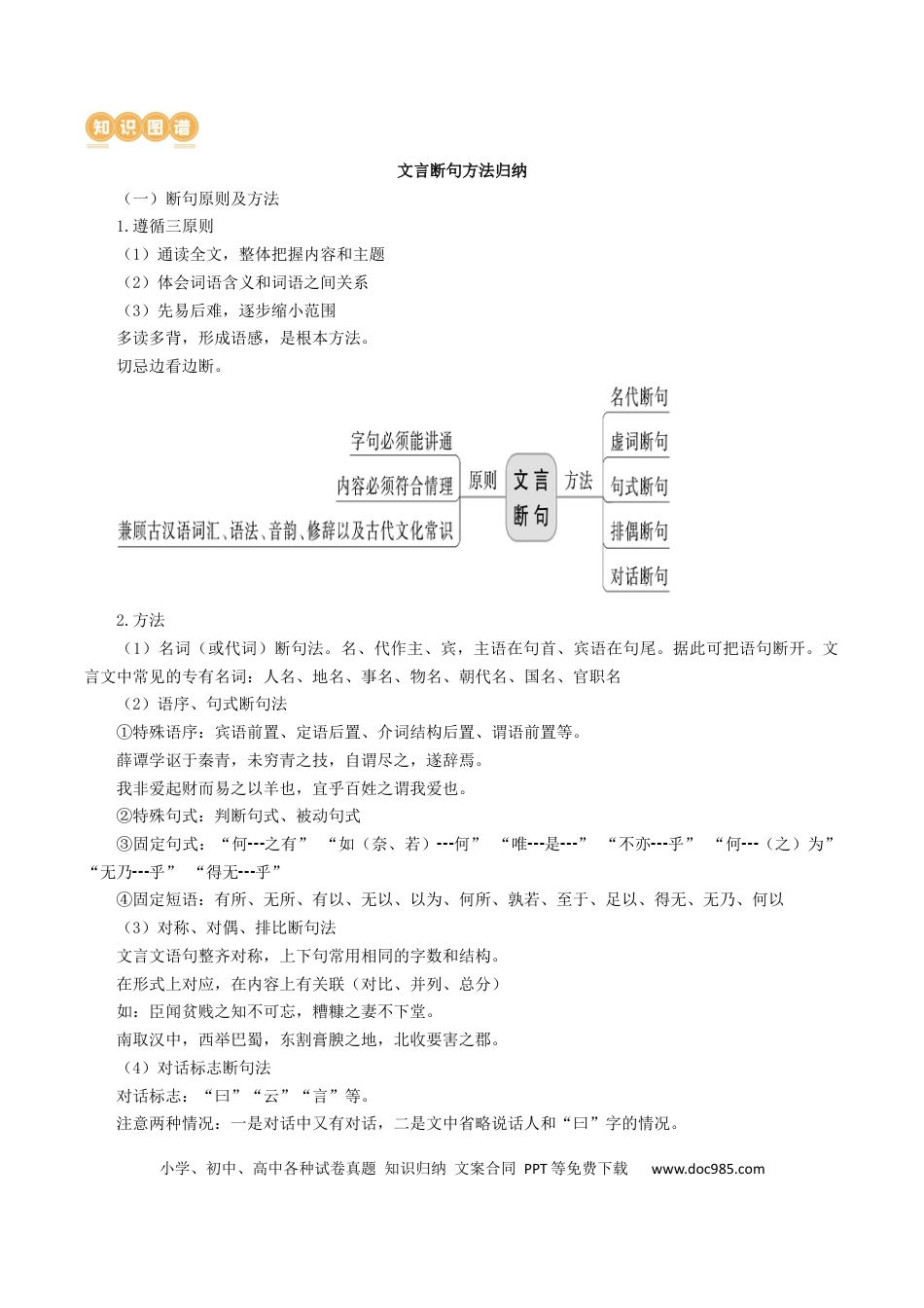 高考语文 专题15+文言文断句新题型（讲义）-2024年高考语文二轮复习讲练测（新教材新高考）(1).docx